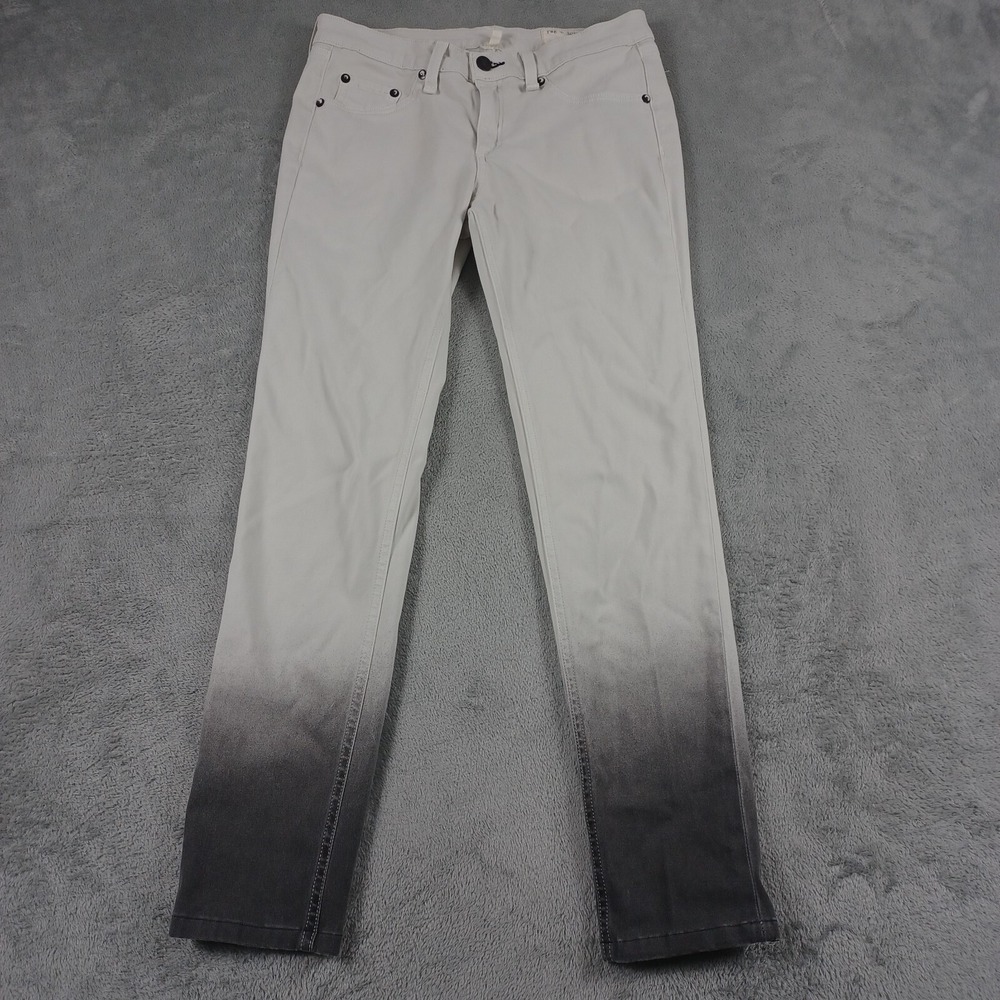 Rag Bone Leggings Womens 29 White Jegging Denim Casual Stretch Preppy